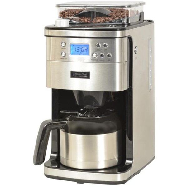 Kitchen Chef Isotherme Programmierbare Kaffeemaschine Mit MüHle 12 Tassen 1000W-image
