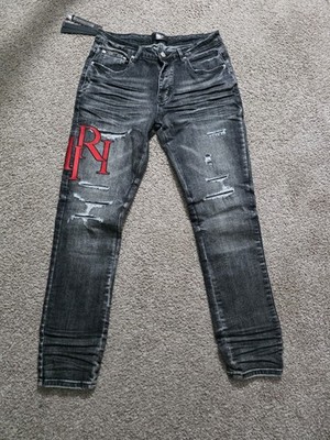 Amiri Jeans” Size 30 New With tags ,dark with red | eBay