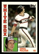1984 Topps Tiffany Greg Walker #518