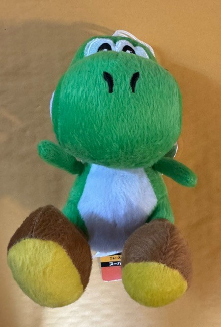 Super Mario Bros 7" 2007 YOSHI Plush Stuffy NEW w/Tags Ships FREE in the USA