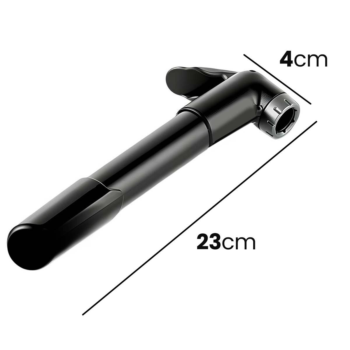 Mini pompe à air manuelle 23cm Avizar polyvalente à double action - 3