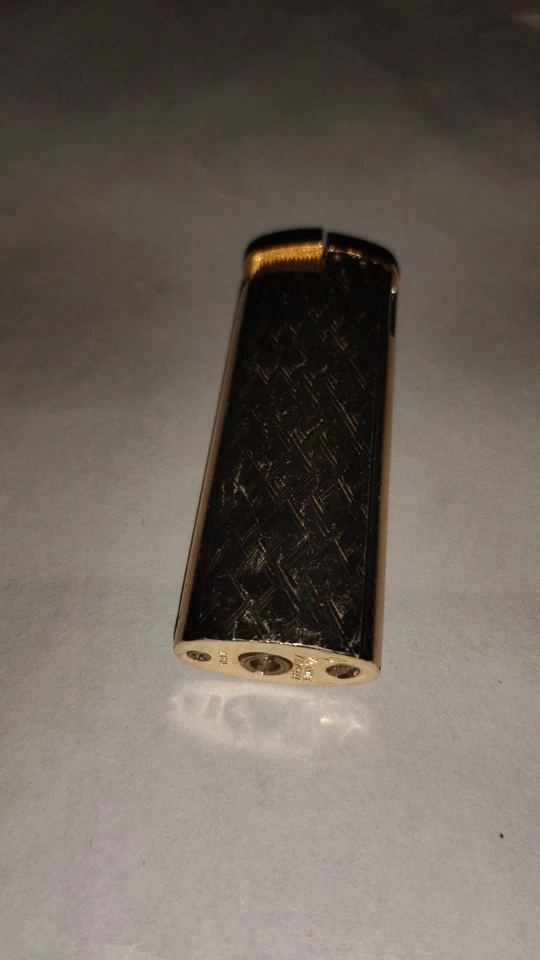 Isqueiro piezo folheado a ouro Flamex Tempest - Imagem 3 de 4