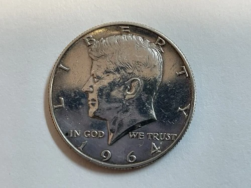 1964 D Kennedy Half Dollar 90% SILVER AU