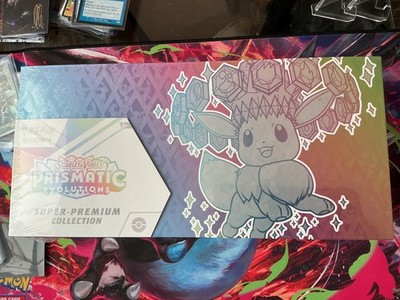 Pokemon Prismatic Evolutions Super Premium Collection Box (SPC) - Factory Sealed