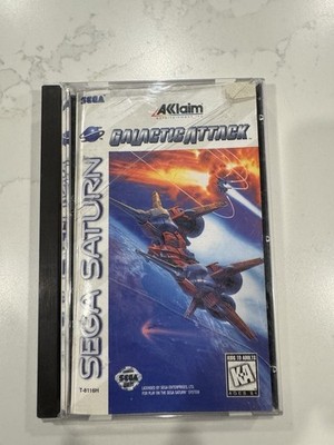 Galactic Attack Sega Saturn Complete in Box CIB w/Manual