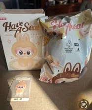 Pop MART Labubu Monsters Have a Seat" BABA" Vinyl Plush Blind Box New