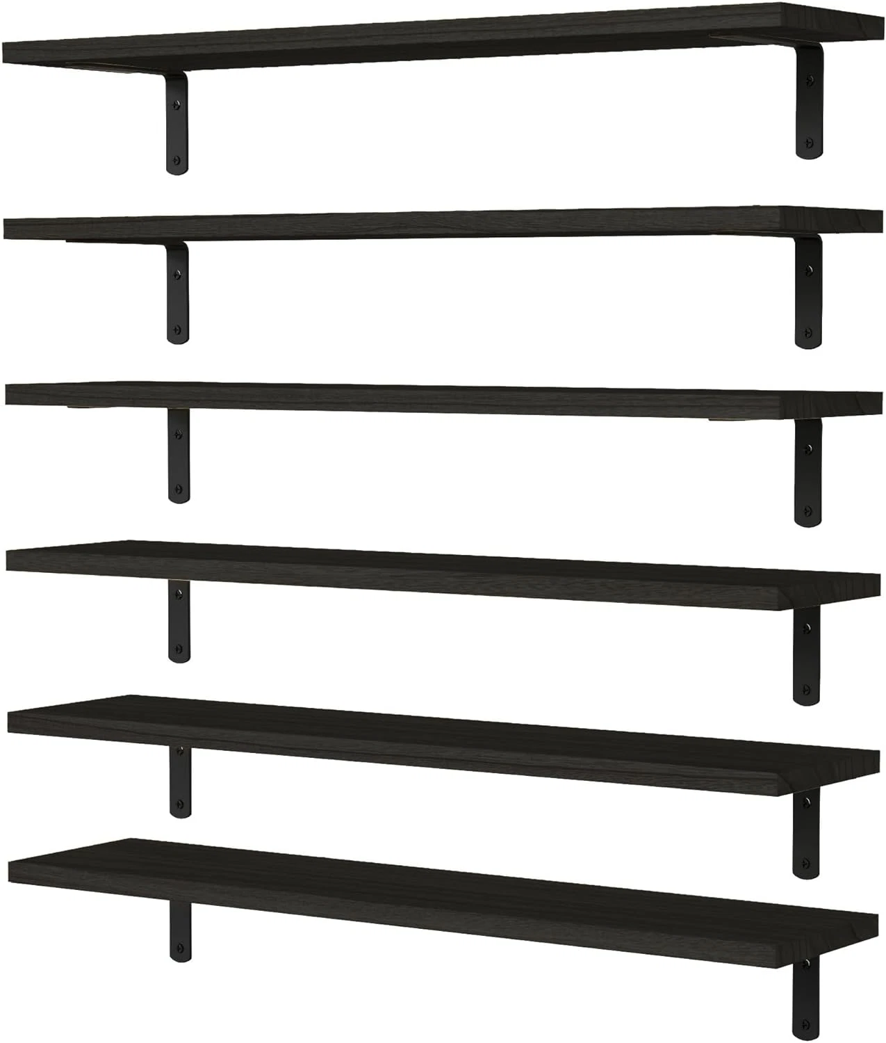 6PC Wood Floating Shelves,24" Long Floating Shelves for Wall Decor,Farmhouse She
Opens in a new wind
