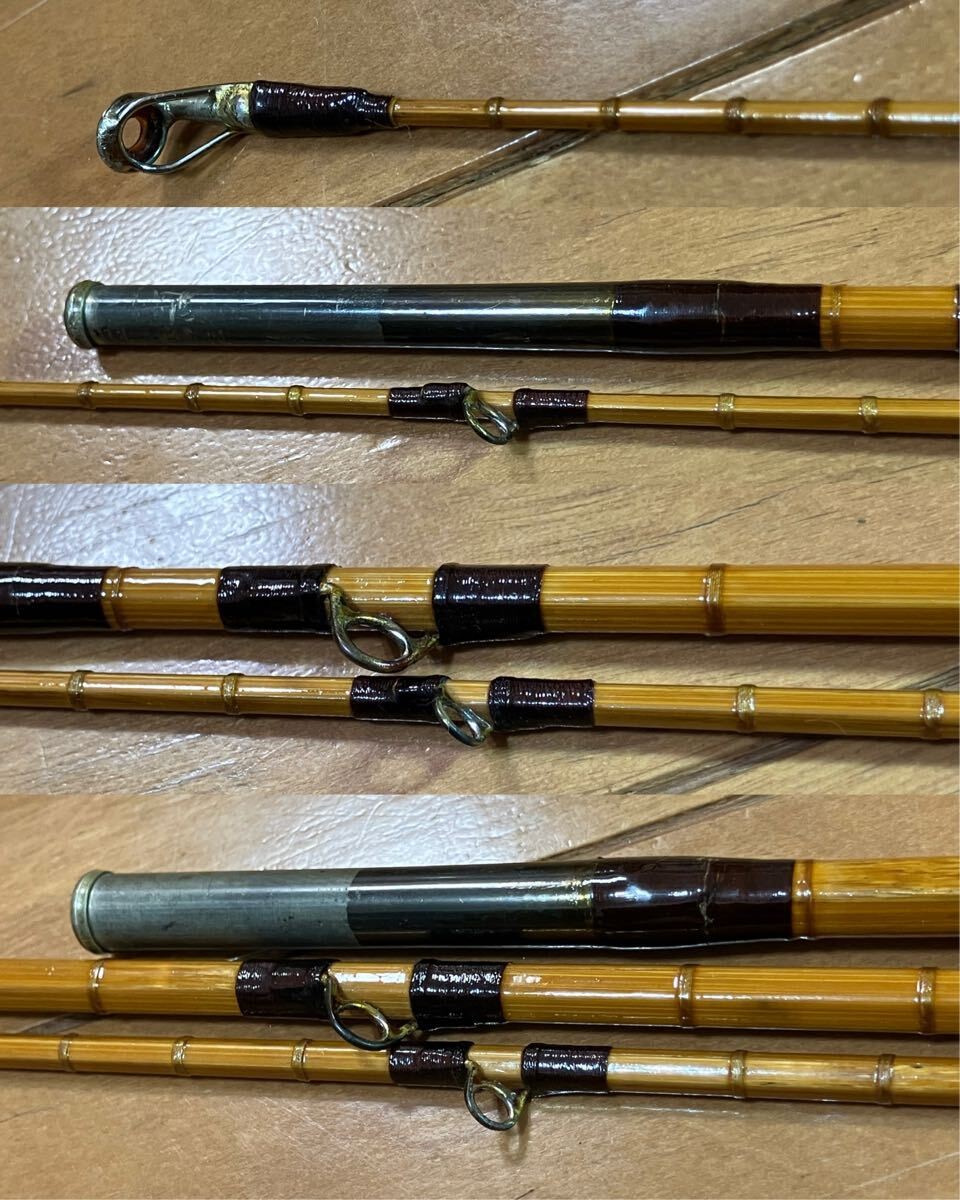 Old Hardy Palacona Deluxe Bamboo Rod 9' #5-6 3pc Fly Rod Fishing
