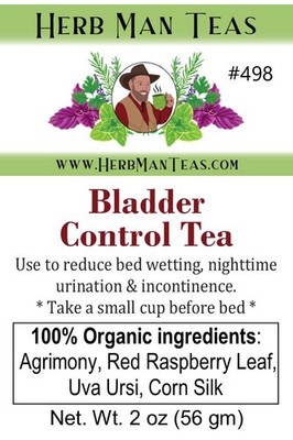 BLADDER CONTROL TEA - Stop urinating at night! Drink before bed & sleep better.