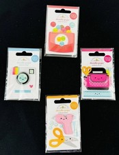 Doodlebug Design Doodle Cardstock Stickers 4 - Camera, Candy, Craft Supply