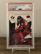 Sarah Nurse 2018 UD Team Canada Red Exclusive /225 Rookie Card #79 PSA 7 🇨🇦🔥