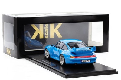 1:18 KK Scale Porsche 911 993 GT2 1996 Riveria blau mit Speedline Felgen / Dieca