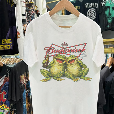 Two Frogs Washed T-Shirt White L