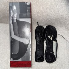 Ballet Shoes Capezio Juliet II Leather Ballet Slipper 2027 Black 5M