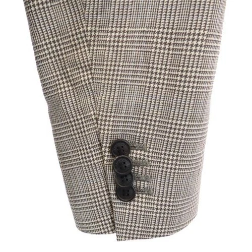 Used FACTOTUM Made in Japan wool Glen Check Pattern tailored jacket Men's image 3