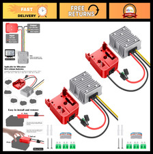 2 Pack 18V to 12V Step Down Converter, DC Voltage Reducer, 20A Buck Adapter, Ove