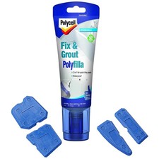 Polycell Fix and Grout Repair Kit (White) 330g with Spreader Waterproof Repair