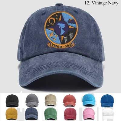 Customized Personalization Embroidered Hat Usmc Vmgr-352, Trucker Hat, Gift