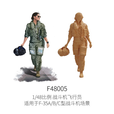 Galaxy F48005 1/48 FIGHTER PILOT USED IN CONJUNCTION FOR F-35A/B/C FIGHER MODEL
