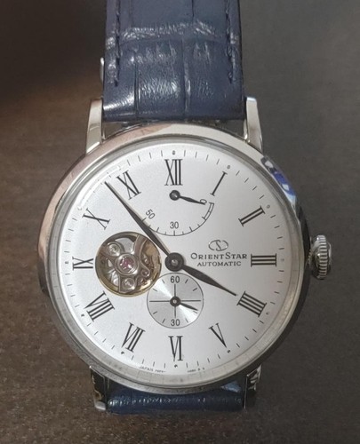 ORIENT STAR RK AV0003S Classic Semi Skeleton Watch Timepiece Authentic