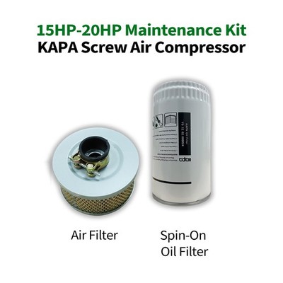 Spin-On Oil / Air Filter For KG/KN/KQ 15-20HP Screw Compressor maintenance kit