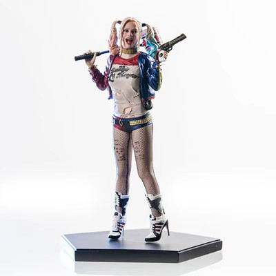 18cm Harley Quinn Actionfigur Clown Joker Echte Seidenstrümpfe Sexy Mädchen
