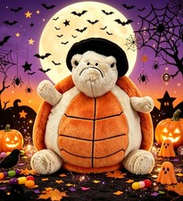 Exclusive Jellycat Timmy Turtle Witch Hat Plush Halloween  Dust Bag
