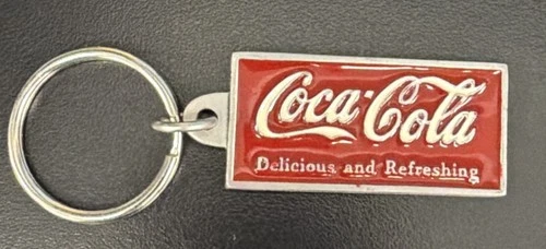 Vintage Coca Cola COKE Key Chain Metal, Delicious And Refreshing