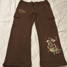 Ed Hardy Sweatpants Size XXL Brown