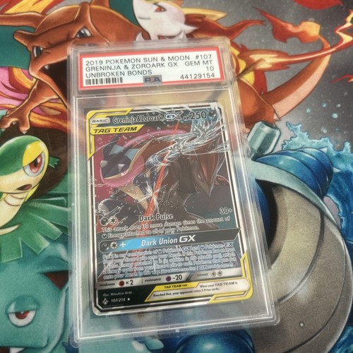 Greninja & Zoroark-GX graded PSA 10 for sale on eBay