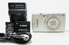 Canon IXY 200 PowerShot ELPH 185 20MP Digital Camera Silver Japan Excellent 5 
