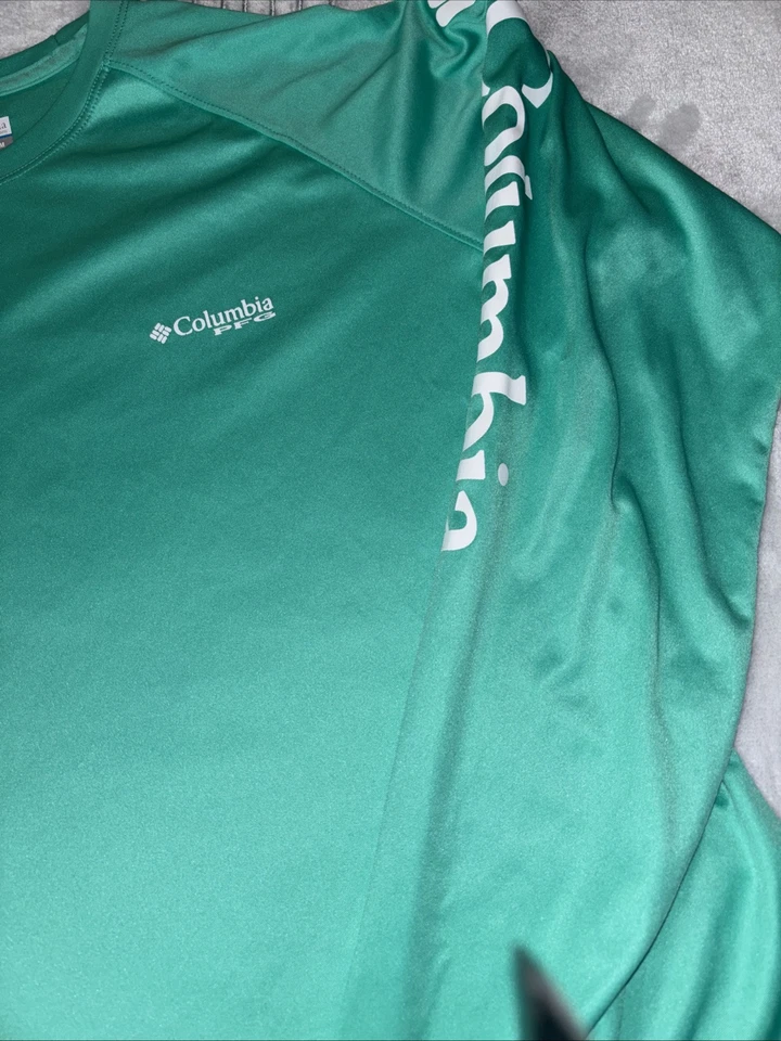 Camisa de manga larga Columbia Performance Fishing Gear PFG para hombre - verde claro Foto 3 de 4