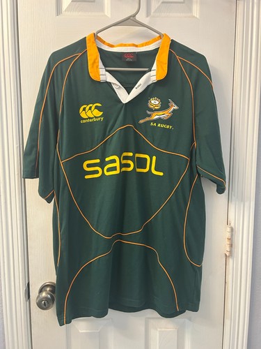 Südafrika Rugby Heimtrikot 2007/2008 Canterbury L Trikot Oberteil Springboks