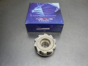 1 NEW! NEXUS TOOL 4" Indexable AP Face Mill 1-1/4" Arbor #2643236