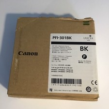 CANON PFI-301 BK INK TANK BLACK toner cartridge NEW IN BOX-SEALED Warranty 04/21