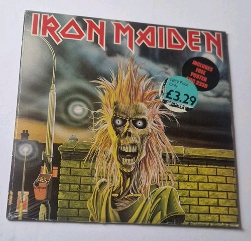 IRON MAIDEN~~IRON MAIDEN~~1980~~ARCHIVE~~SHOP SEALED~~WITH POSTER~~EMI RECORDS