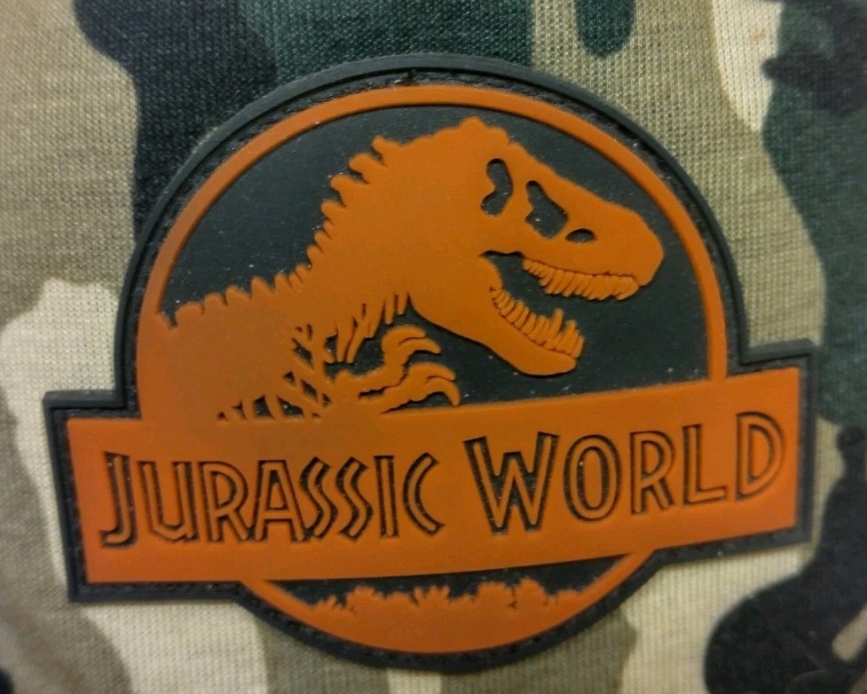 Jurassic World Patch Snapback Hat Camouflage One … - image 2