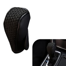 Car Gear Shift Cover, Leather Gear Shift Knob Cover, Anti-Slip Waterproof Shi...