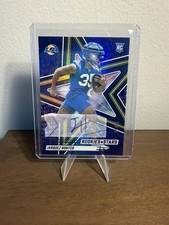 2025 Rookies And Stars Jarquez Hunter #136 True Blue Auto /99