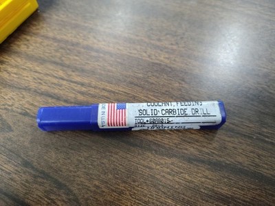 CJT Kooltwist .2913'' Coolant Through Solid Carbide Drill TiN Coating