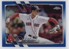 2021 Topps Chrome Update Target Blue Refractor /199 Garrett Whitlock Rookie RC