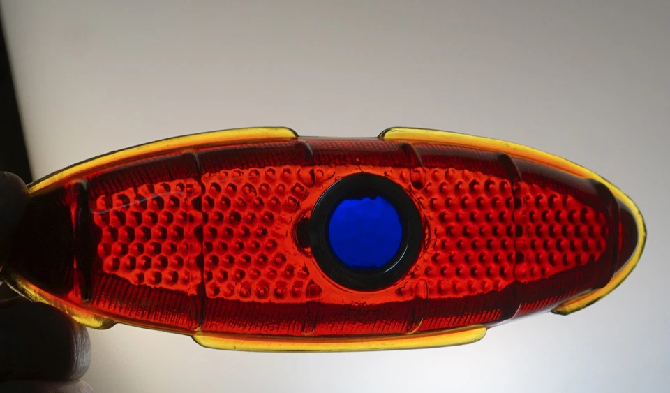 3 lentes de luz trasera de vidrio para automóvil Ford 1949 1950 con lente de lámpara de lujo Blue Dot Foto 3 de 4