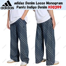 adidas Denim Loose Monogram Pants Indigo Denim KD0399 Japan Size