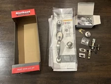 Kwikset Montara Handleset with Juno Knob Satin Nickel 553MNHXJ15 #6qi