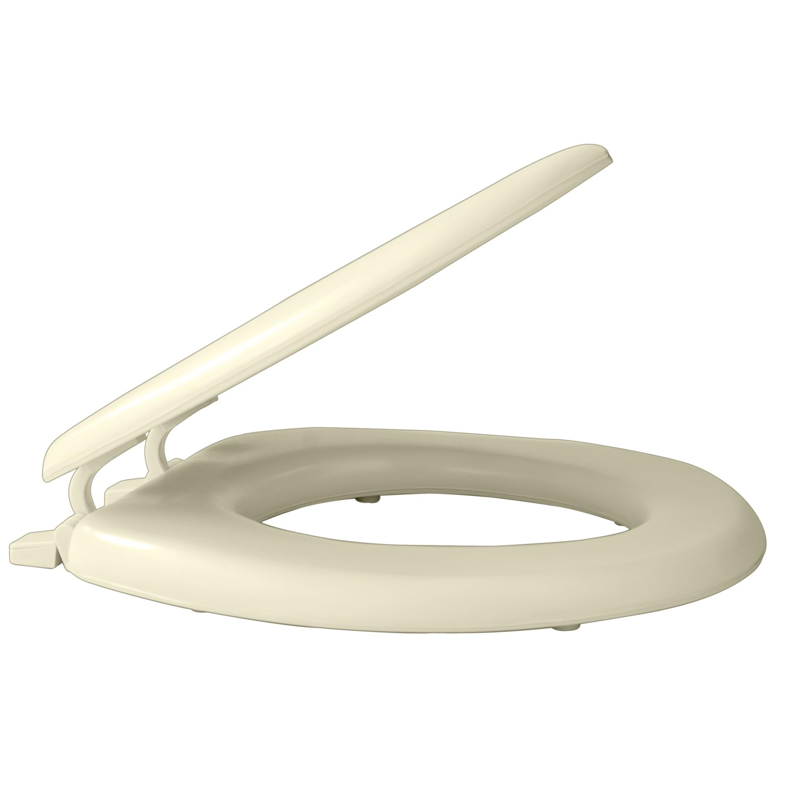 Soft Standard Vinyl Toilet Seat, Bone - 17 Inch 17 Inch, 