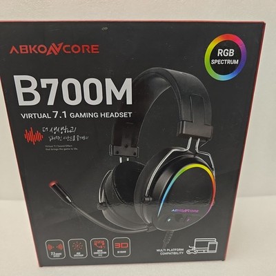 Abkoncore B700M Virtual 7.1 Gaming Headset - Used.