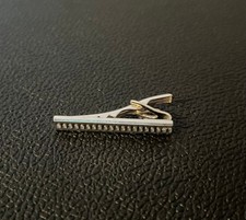 Vintage Krawattennadel/-klammer, Silberfarben, 50er/50ies, Midcentury