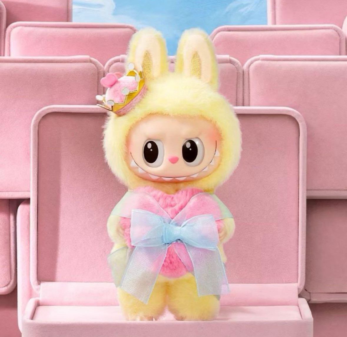ぬいぐるみ POP MART LET'S CHECKMATE LABUBU Authentic popmart Labubu monster Let's Checkmate Vinyl Plush