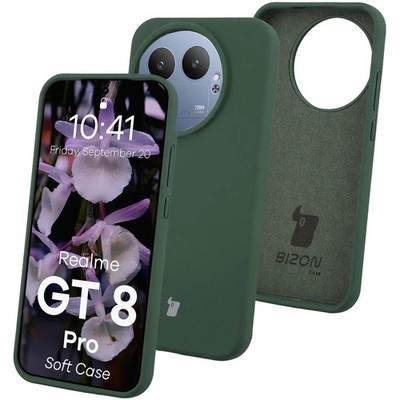 Handyhülle für Realme GT 8 Pro Bizon Case Cover Schutzhülle Etui Dunkelgrün