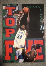 1995 Signature Rookies Fame & Fortune - Top Five Kevin Garnett #T5 (RC) - NM
